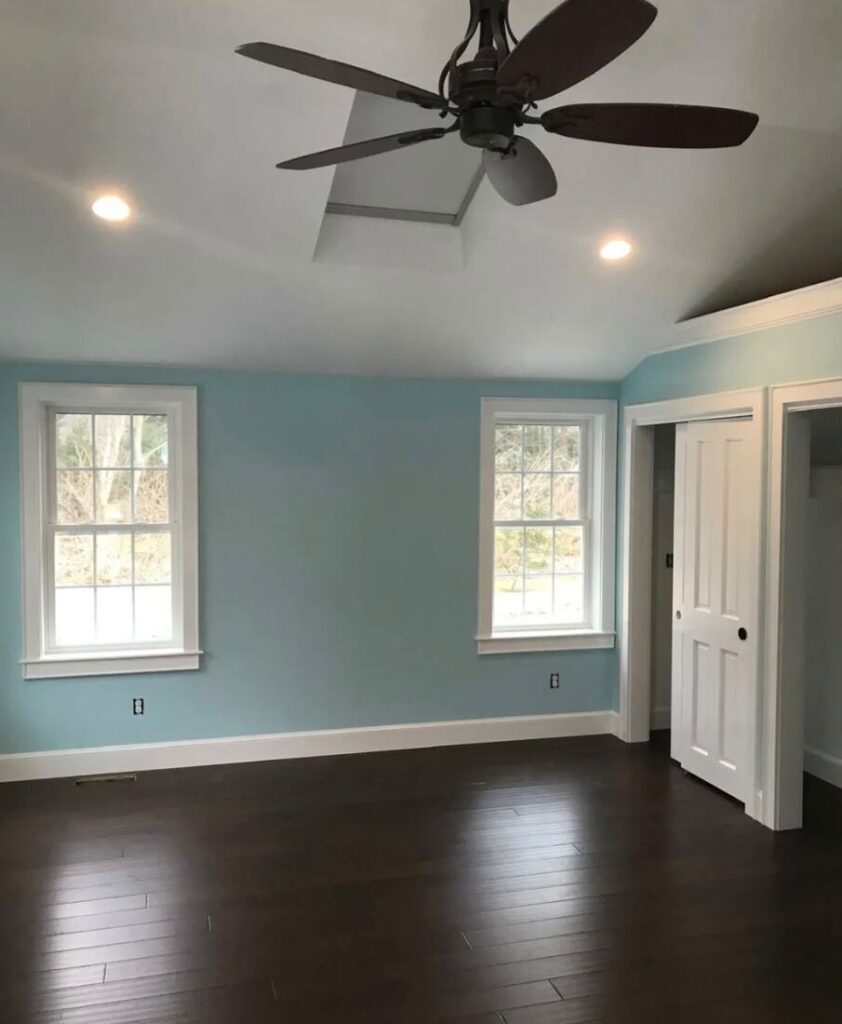 Bedroom interior painting on Cape Cod by Marotta Painting