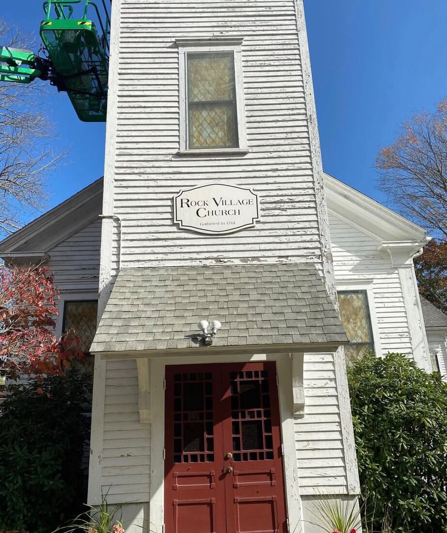 Historic church exterior painting on Cape Cod by Marotta Painting